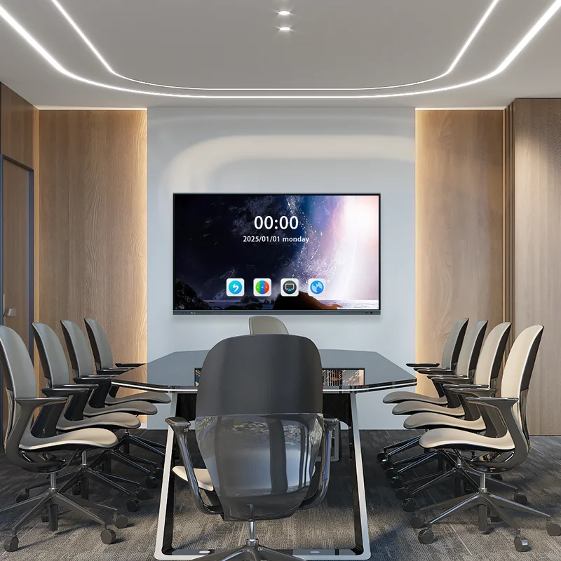 Wholesale prices 86 inch interactive monitor smart whiteboard Infrared all in one pc touch screen Interactive Flat Panel