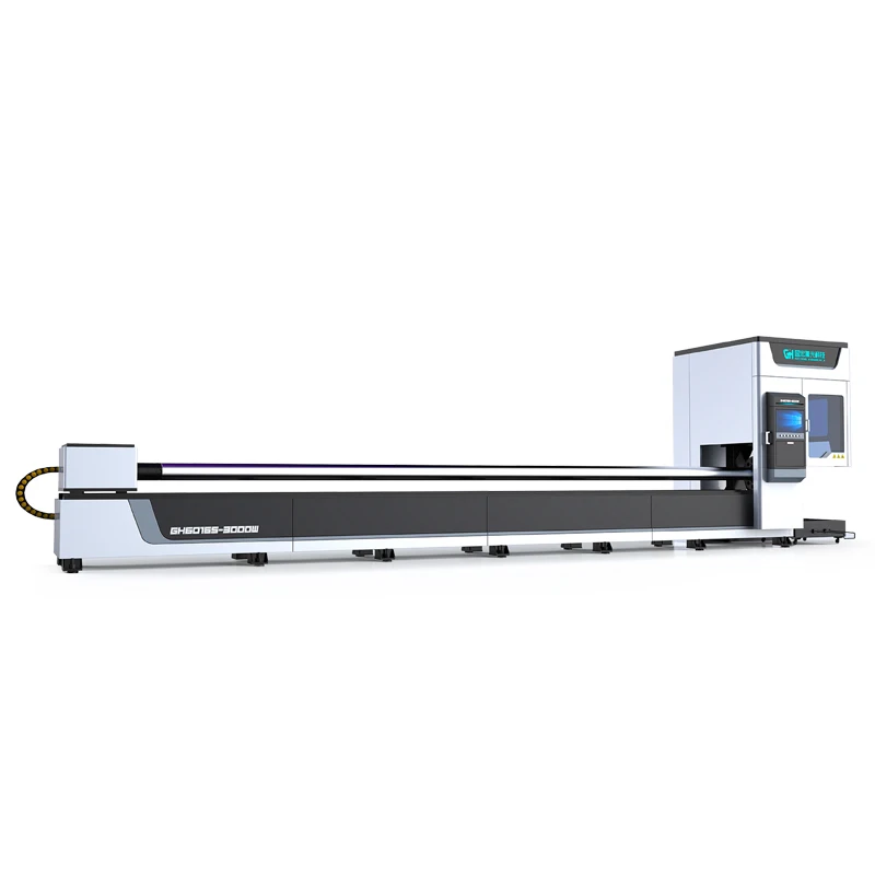 Accurate Results 1000w 1.5kw 2kw 3kw Cut 160mm Pipe Fiber Tube Laser Cutting Machine for Tubular Metal