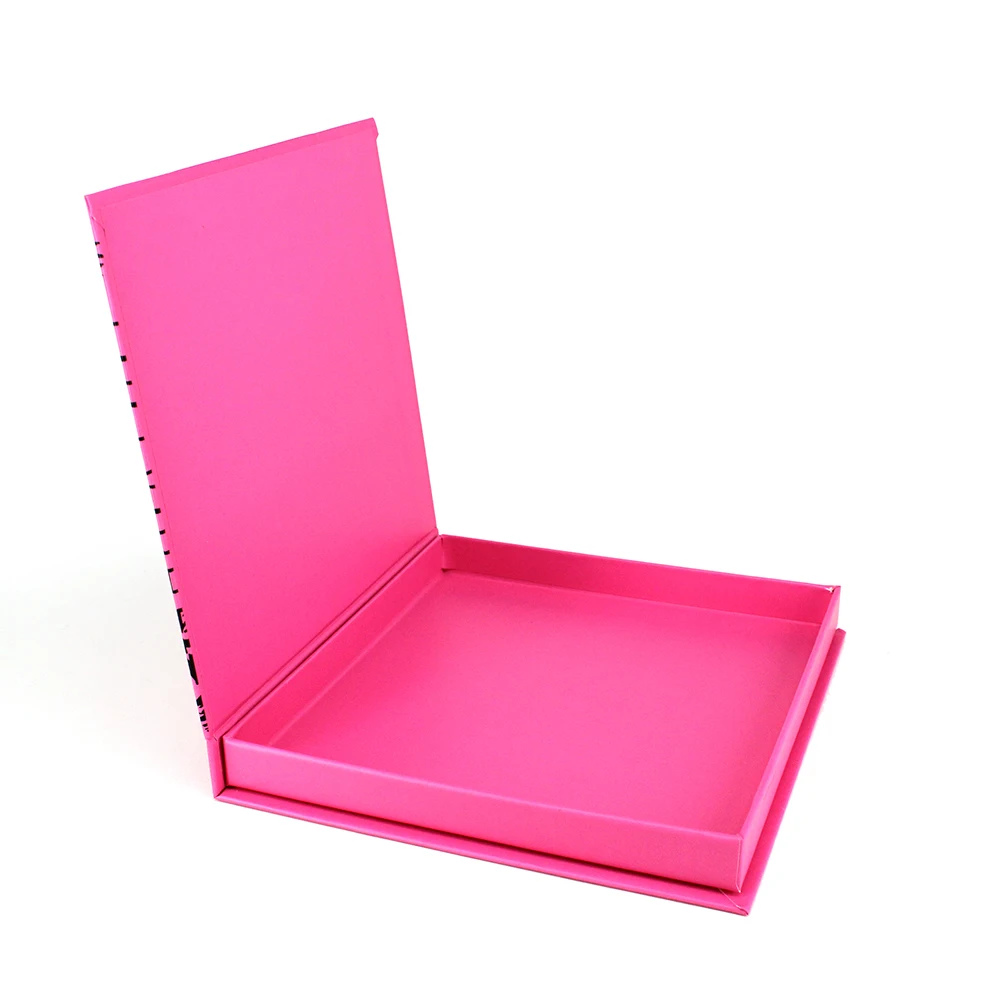 Personalized eyelash books lash packaging book 3 pairs eyelash boxes logo design with matt lamination