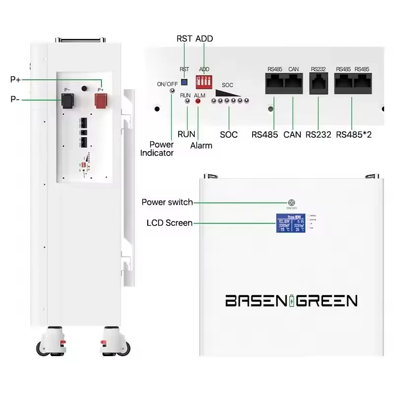 Бесплатная доставка DDP 5kwh 7.5kwh 10kwh 48V 100Ah 150Ah 200Ah PowerWall LFP батарея настенная литиево-ионная