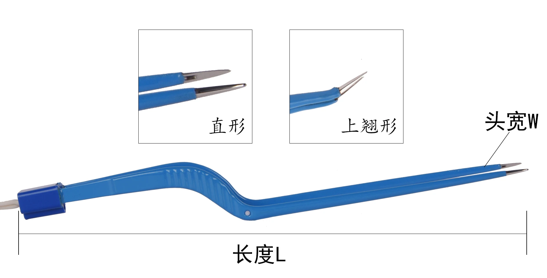 China Direct supply Bipolar Forceps Bipolar Cable Cord Reusable European Bipolar Cables