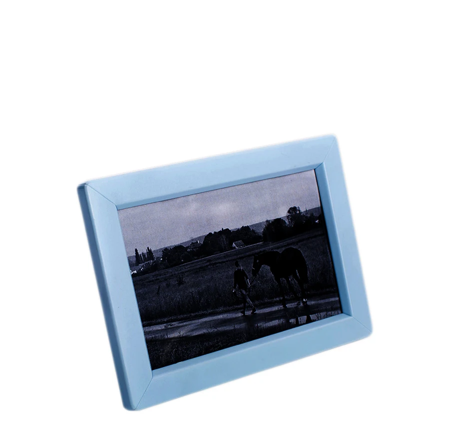 Рамка для фотографий FRD-01 модель пластиковая хорошая современная черная белая небесно-голубая картонная коробка 1 цвет CN;GUA