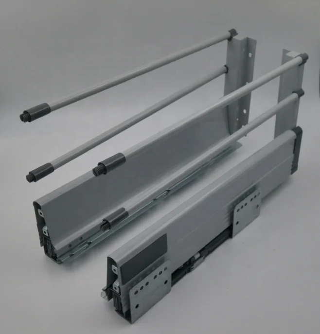 Kitchen cabinet hardware  Tandem box slide soft closing box slide