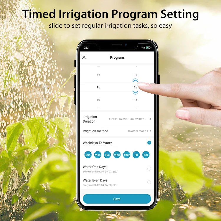 Tuya smart garden irrigation remote control watering 16 zones wifi sprinkler controller