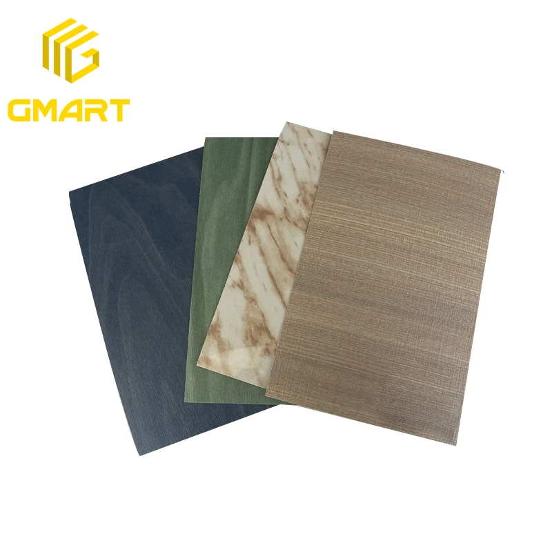 Gmart Decorative Material High Pressure Laminate Formica Laminate Sheets Price, Graphic Patterns Gold Laminate Sheets