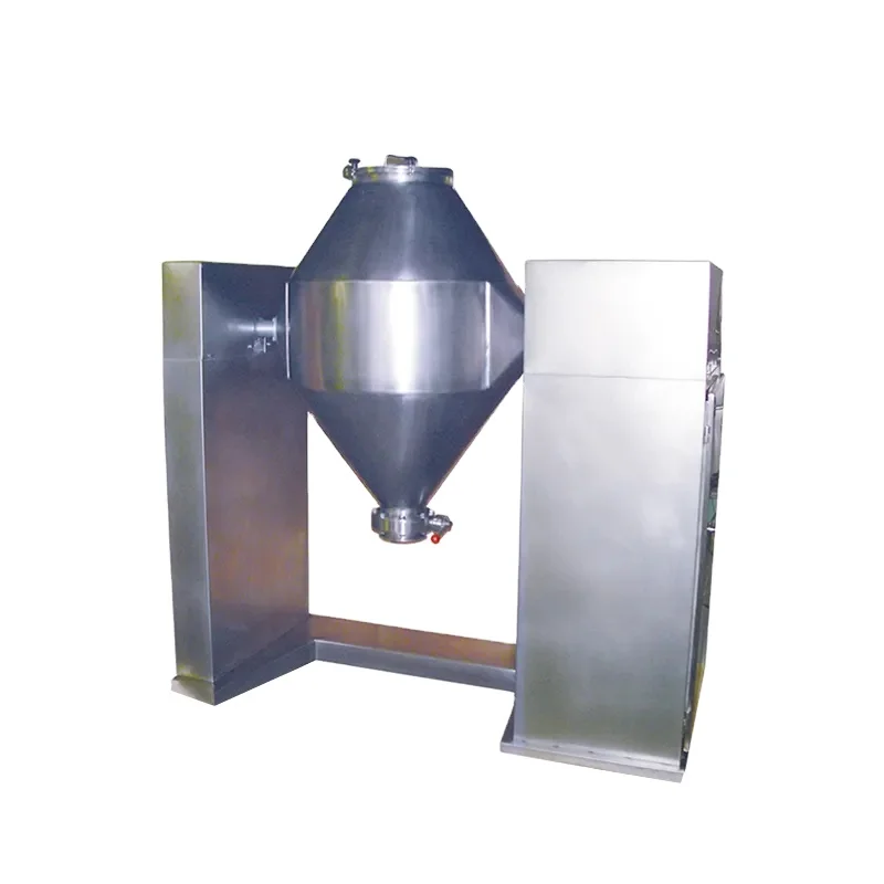 Industrial Dry Citric Acid Powder W Shape Blender Double Cone Powder Mixing Machine