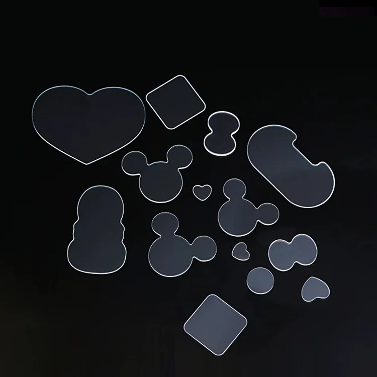 irregular tempered glass CNC instrument panel tempered glass per customer