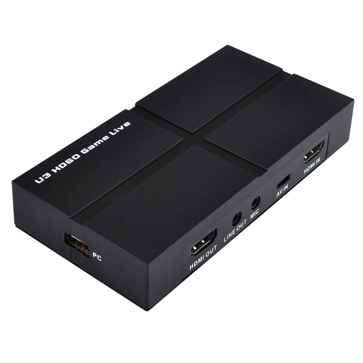 Dropshipping U3 Game Live All-in-One HDMI AV Composite Component to USB3.0 UVC Video Capture HD Video Live Streaming