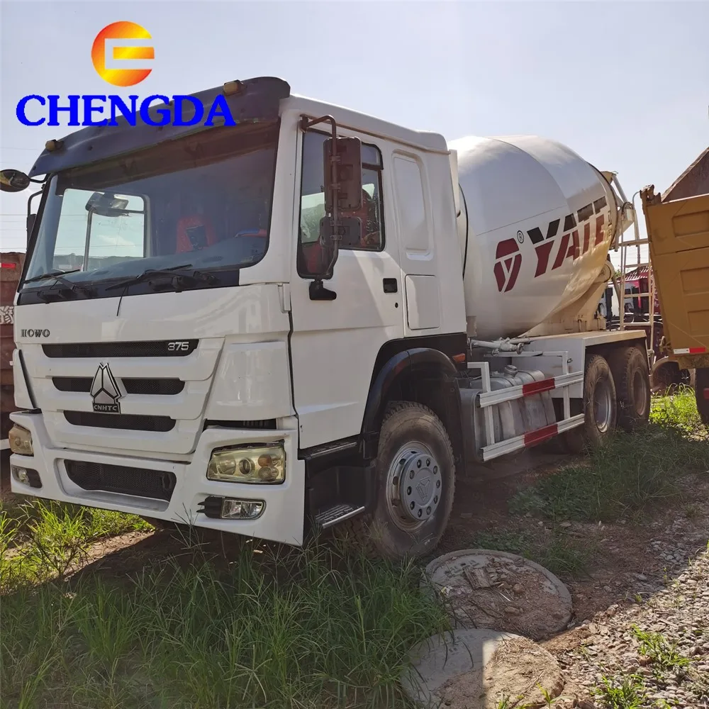  Прямая продажа хорошее состояние б/у Бетономешалка sinotruck howo бетономешалка для