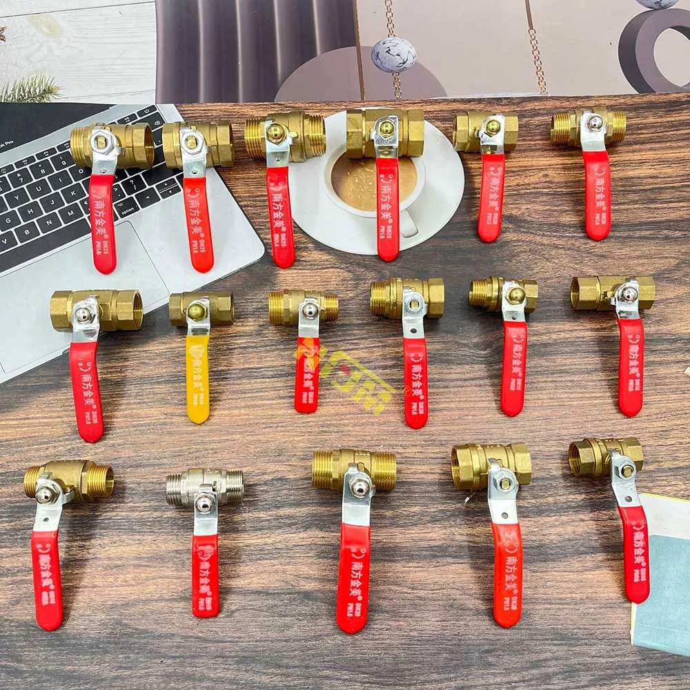 NFJM Brass ball valve butterfly handle M/M MIHA brand PN 16 with Manufacture price Best Quality Made in Vietnam