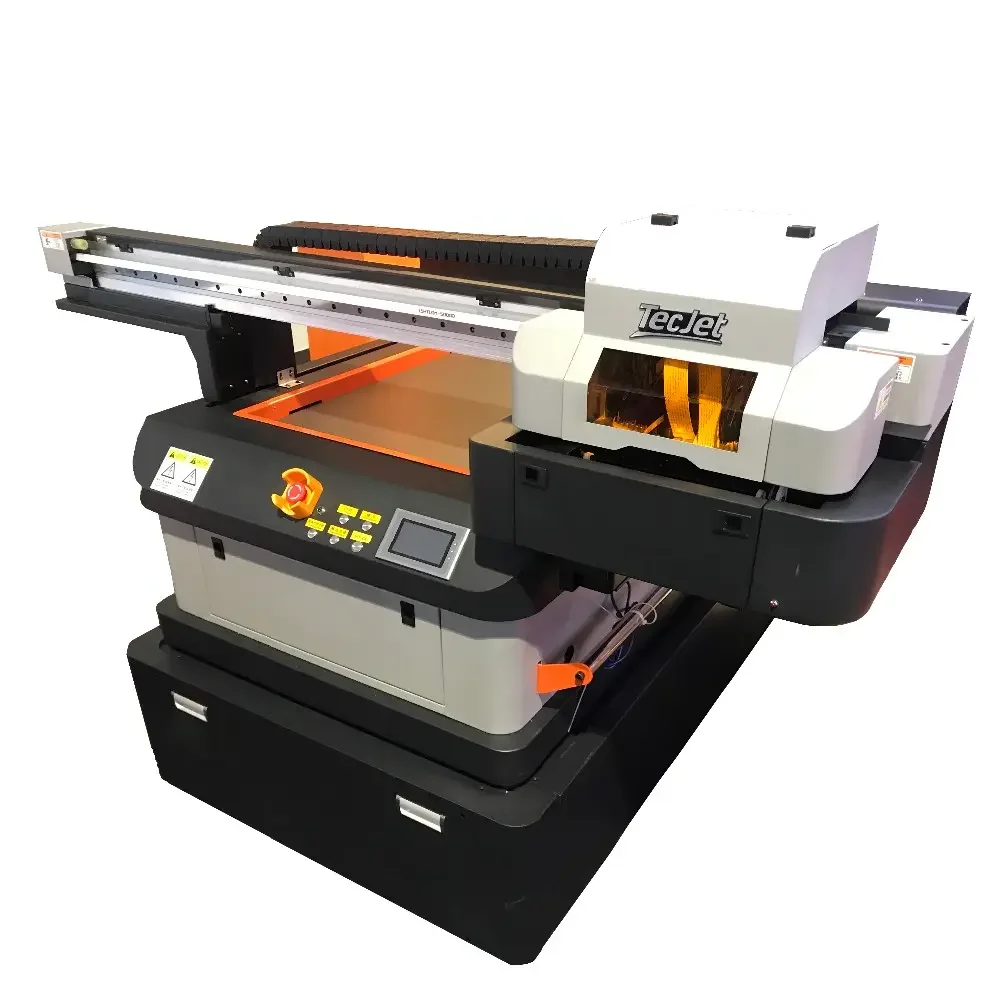 Tecjet epson головка i3200/ xp600 Ультрафиолетовый принтер для плоских кроватей uv6090 печатной машины стеклянных деревянных металлических бутылок
