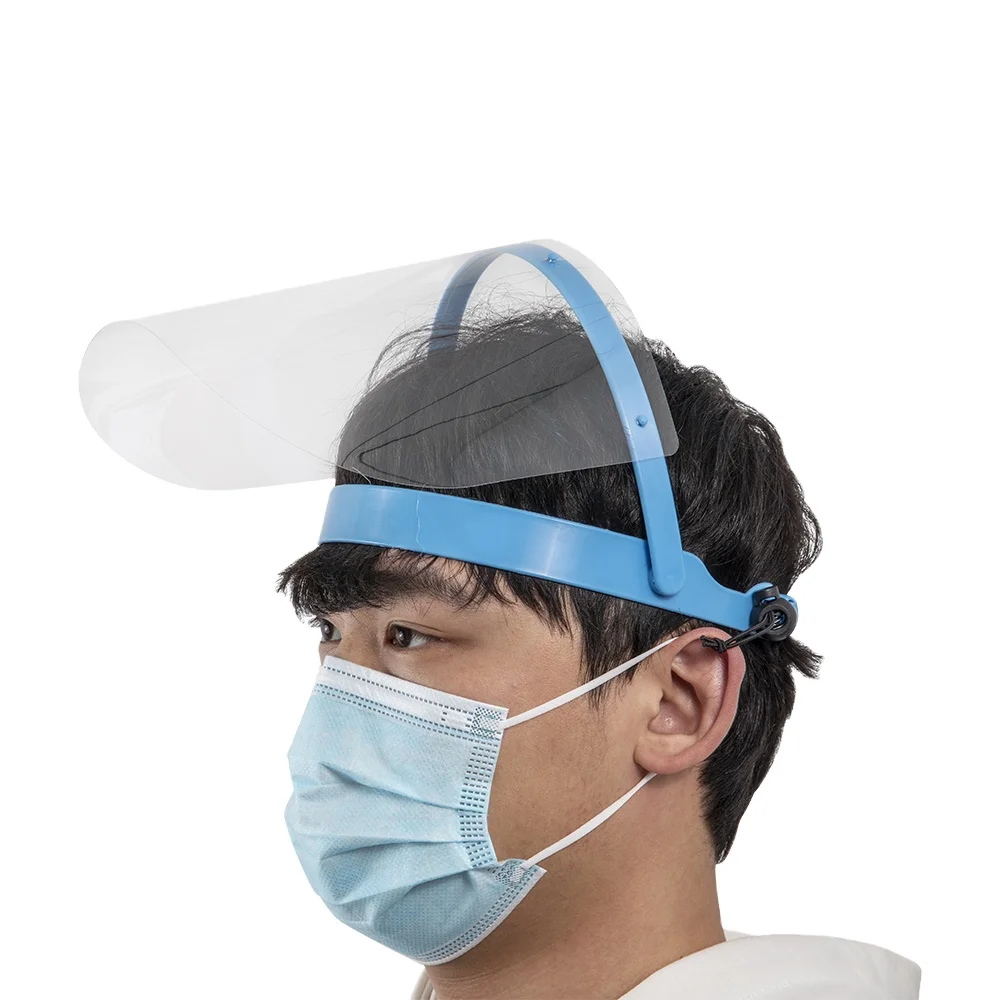 Optimal Comfort and Full Face Protection with Our Disposable Face Shield Featuring Anti Fog Soft Foam Padding