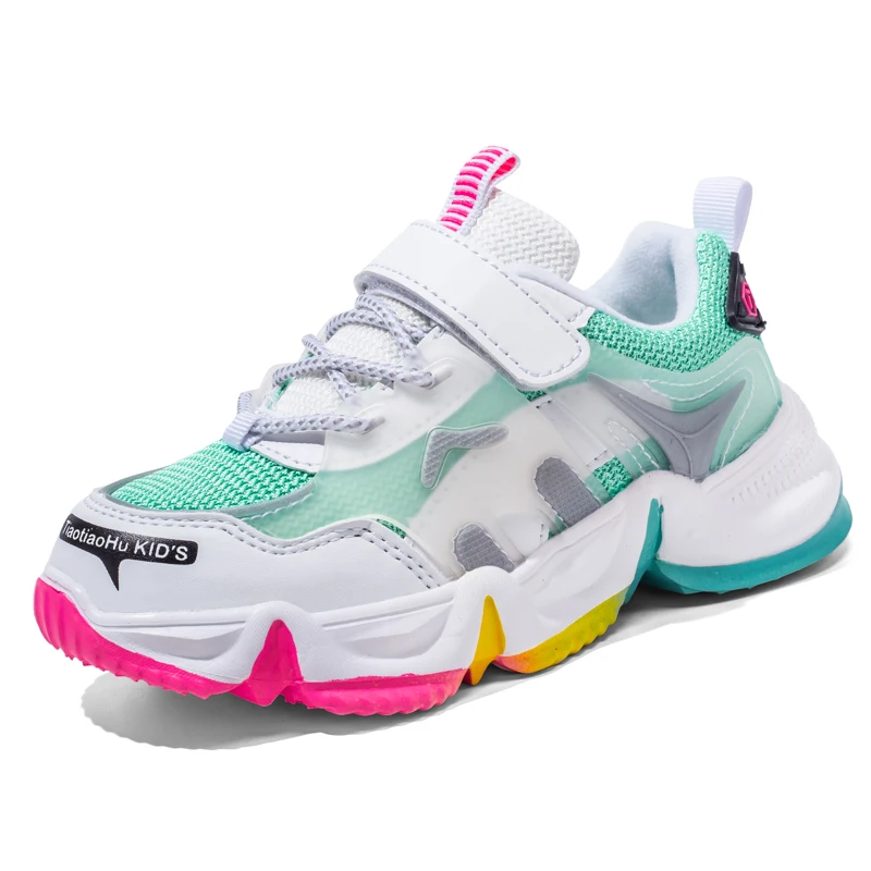 
China manufacturer fashion kids sport children casual girl shoes kids chunky shoes running shoes 