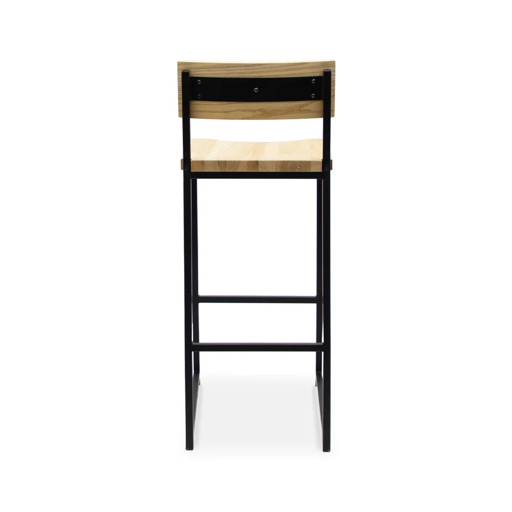 Classic Commercial Furniture Catering Bar Stools Backrest Bar Stool Restaurant Chairs Industrial Guangzhou Modern Furniture