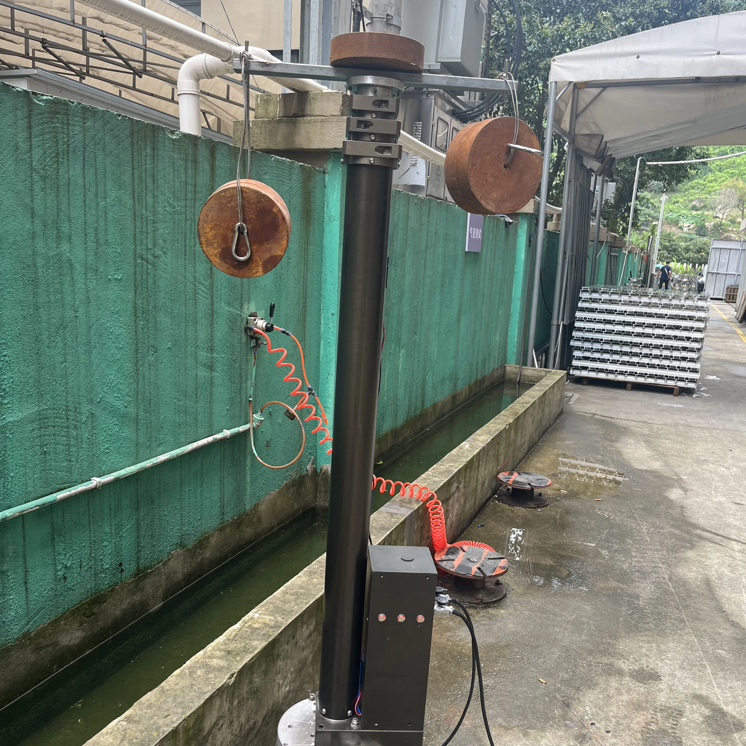 2024 factory sale new electric telescoping mast light pole Camera Tower Light weight Antenna Mast