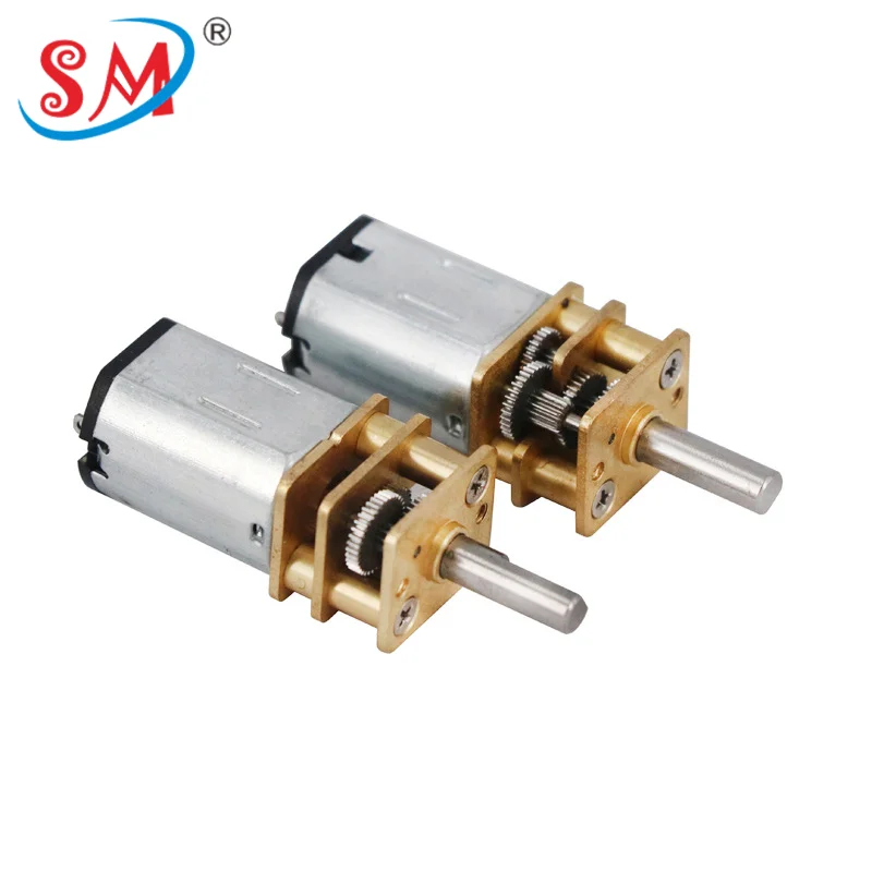 Customized 3v 6v 9v 12v Micro N20 High Torque Gearbox Electric Motor Spur Brushed Dc Geared Motor With Cosmetic Instrument