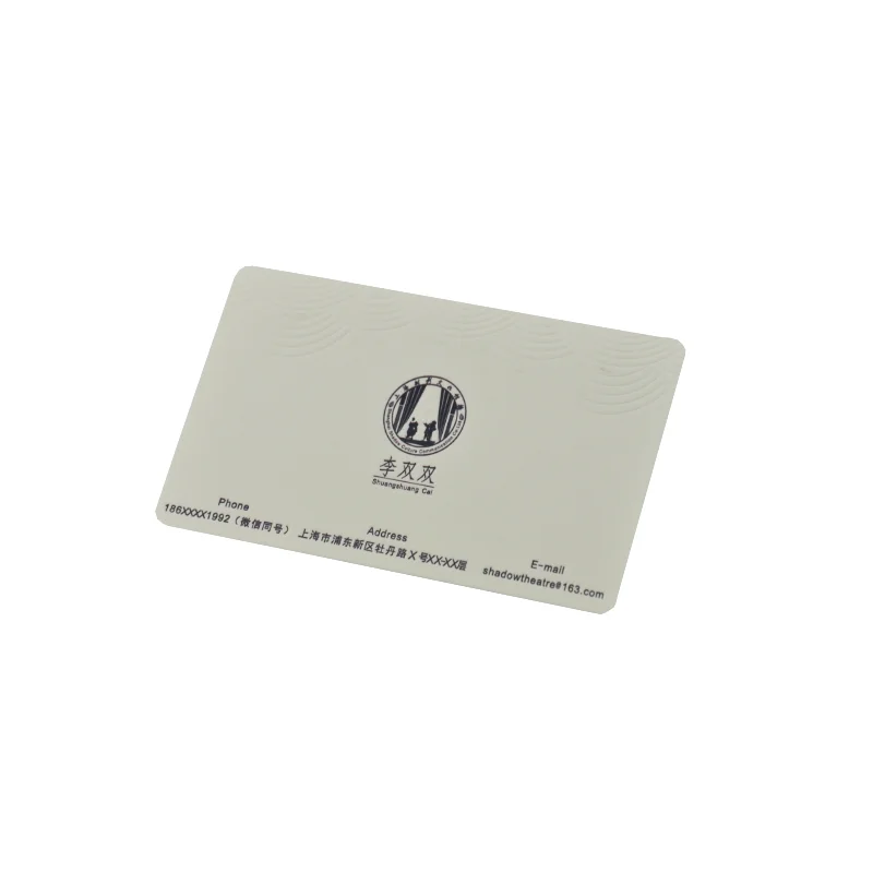 Luxury custom printing embossed 300-500gsm cotton paper cardboard name business card