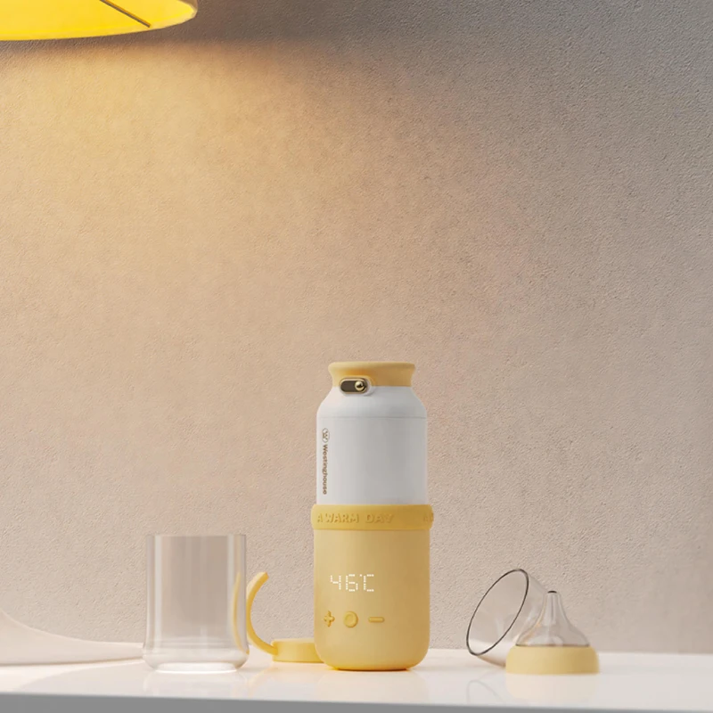 Heating Milk Baby Formula Bottle Warmer  Wireless Baby Milk Warmer keep warm Portable Bottle Warmer