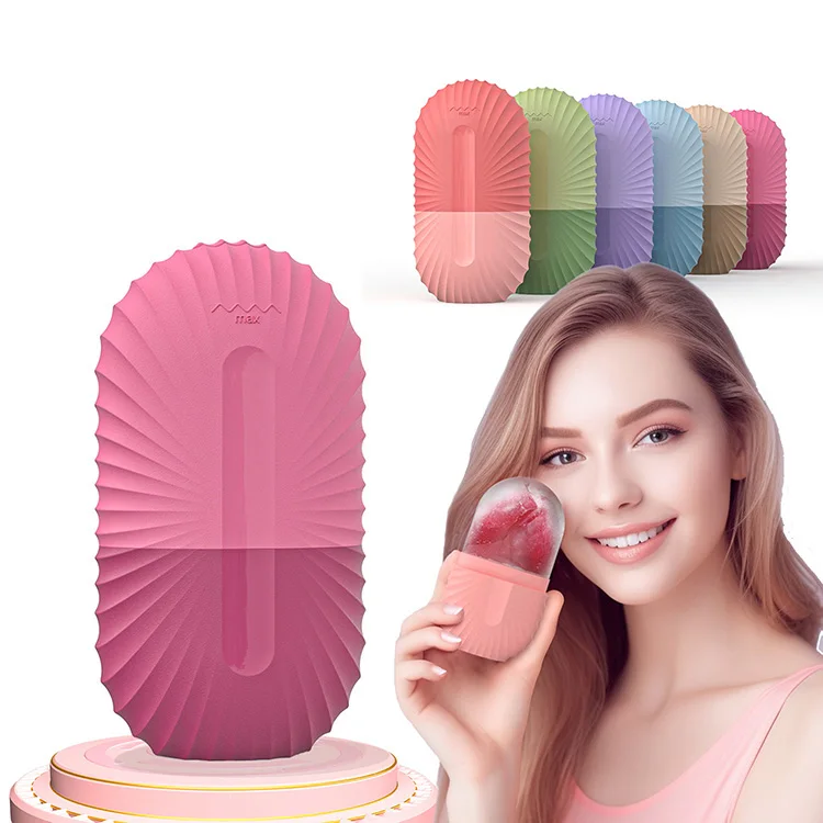OEM Silicone Ice Face Roller Skin Care Beauty Lifting Contouring Tools Ice Cube Trays Ice Globe Balls Face Massager