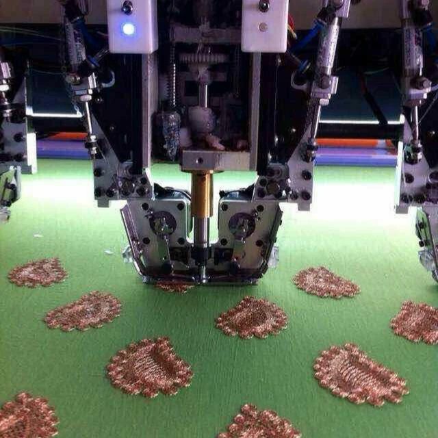 1209 Mixed flat easy Cording sequin digital embroidery machine multi head embroidery machine