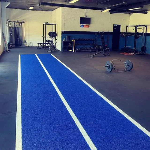 Dorelom Fitness Commercial Gym Use Floor Black Green Blue Custom Flooring Grass Turf Artificial Turf Grass Mat