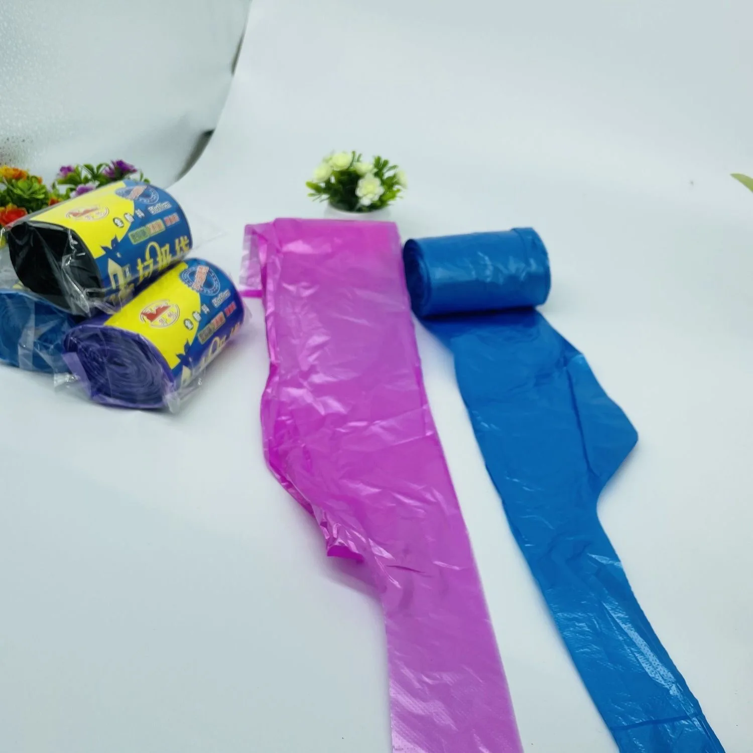 Garbage Bag Disposable PE Plastic Film Thickened Garbage Bag Waterproof And Oil Proof Kitchen And Restaurant Loading Garbage