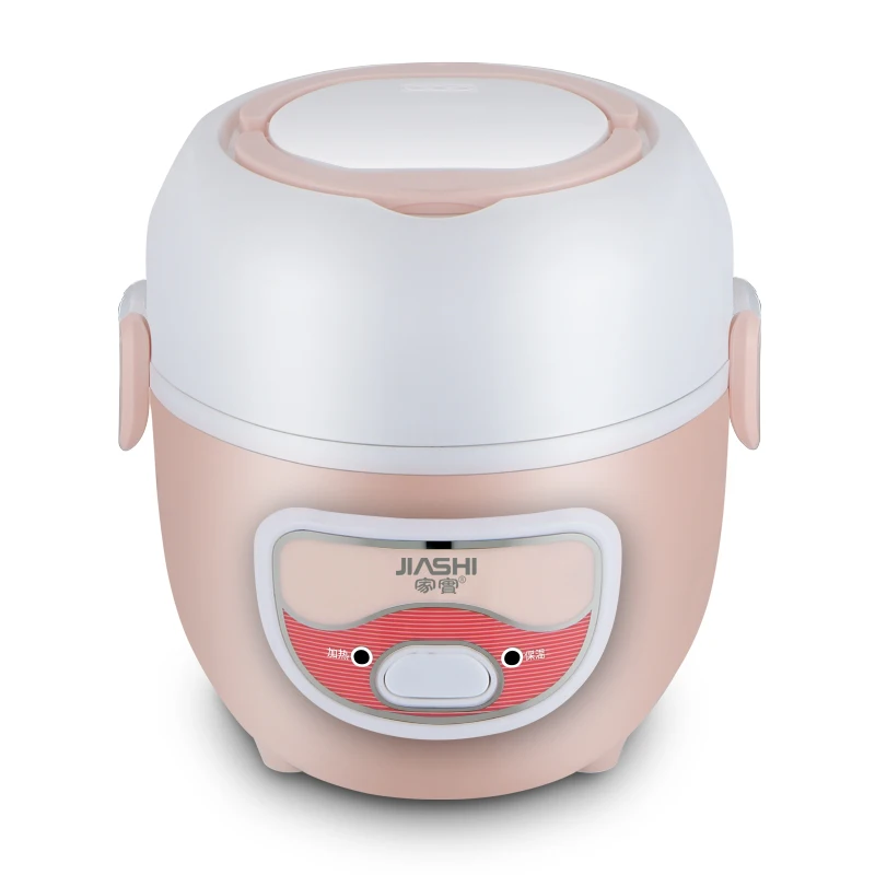 
1.35L Pink Two Layers Mini Portable Electric Stainless Steel Lunch Box Insulation Bento Lunch Boxes Tiffin lunch box For Kids 