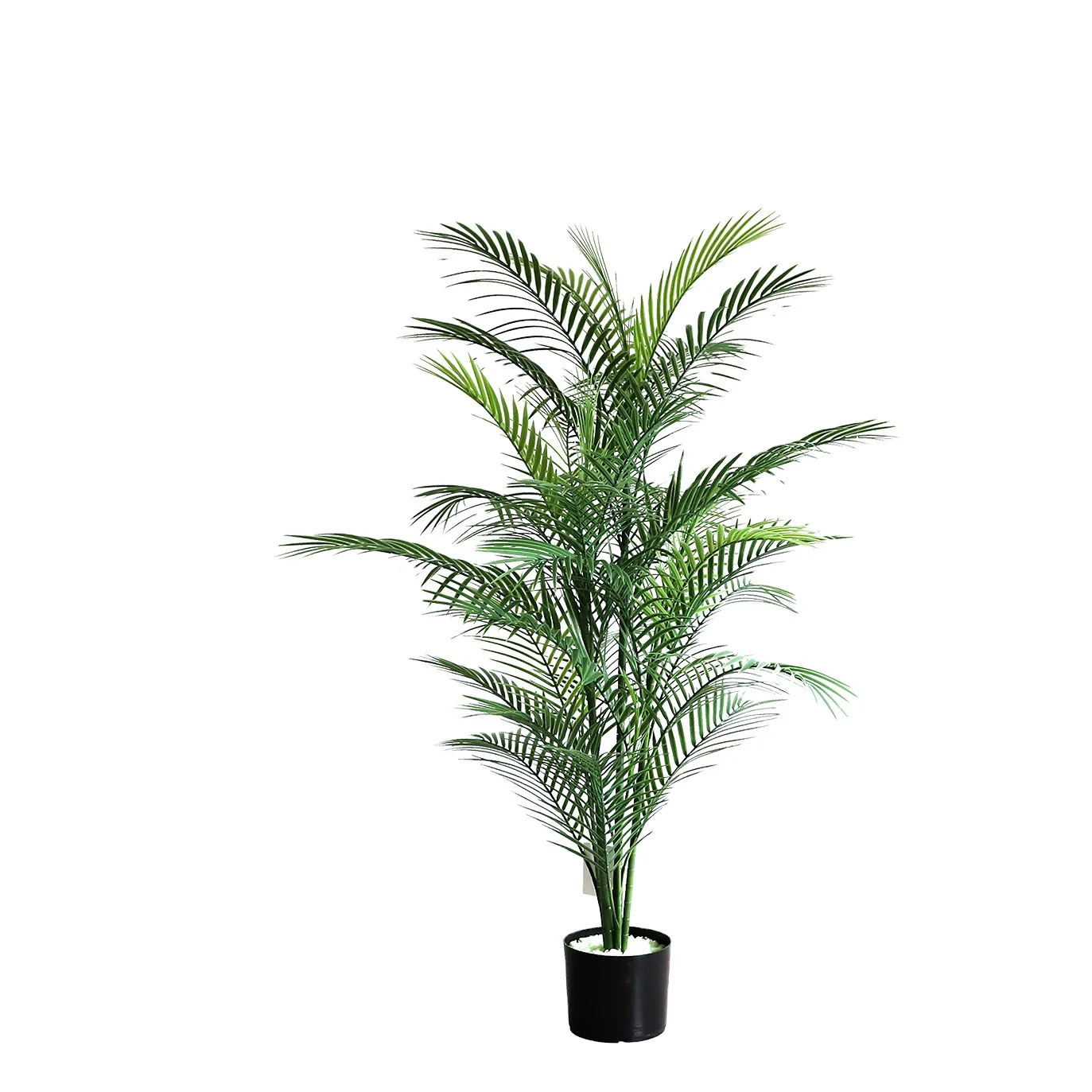 Morden Nordic Home Decor Plastic Fake Plants Artificial Palm Tree Interior Decor Room Fake Palm Trees Artificial Kwai Tree