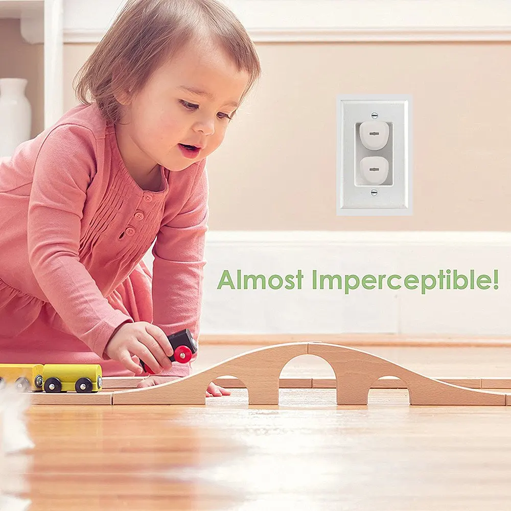 2 штырька, детская пластиковая Выдвижная розетка с пандой