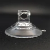 Transparent mushroom head strong vacuum suction cup, PVC suction cup for window glass/bathroom wall