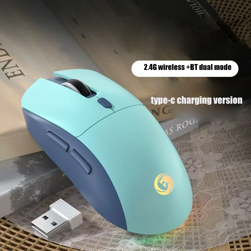 High Quality  M30 Customized  RGB Ergonomic Optical Rechargeable Computer Lightweight BT Wireless Gaming Mouse