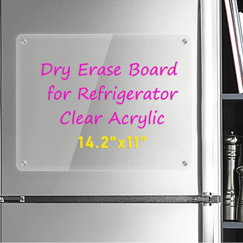 Eco-friendly factory customize clear  acrylic sign  Board Dry Erase Board Magnetic on the wall