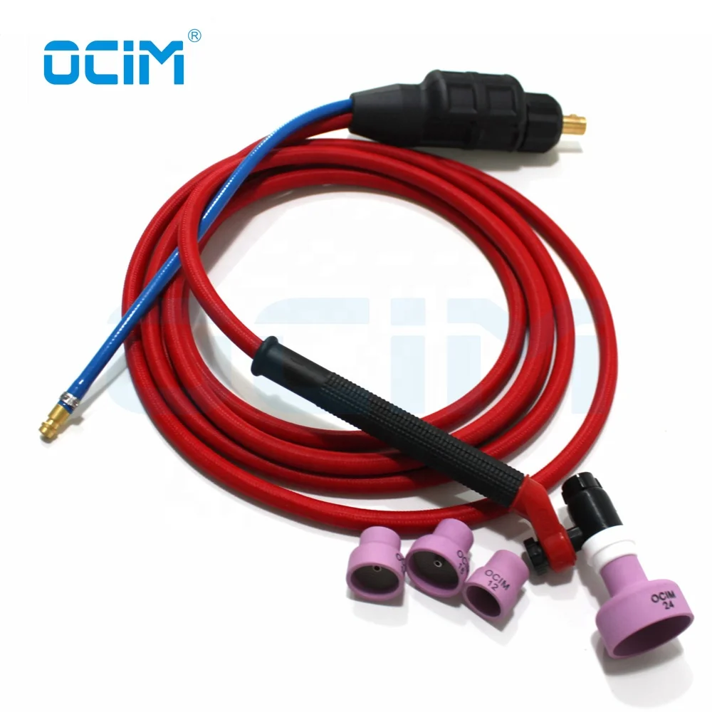 NR17 Red Soft Cable Torcha with Jumbo Ceramic Nozzle Welding Gun