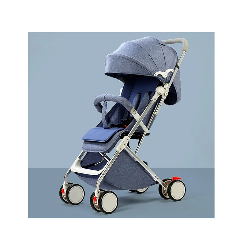 Free accessories high quality baby bicycle stroller folding kids pram with cup holder and mosquito net