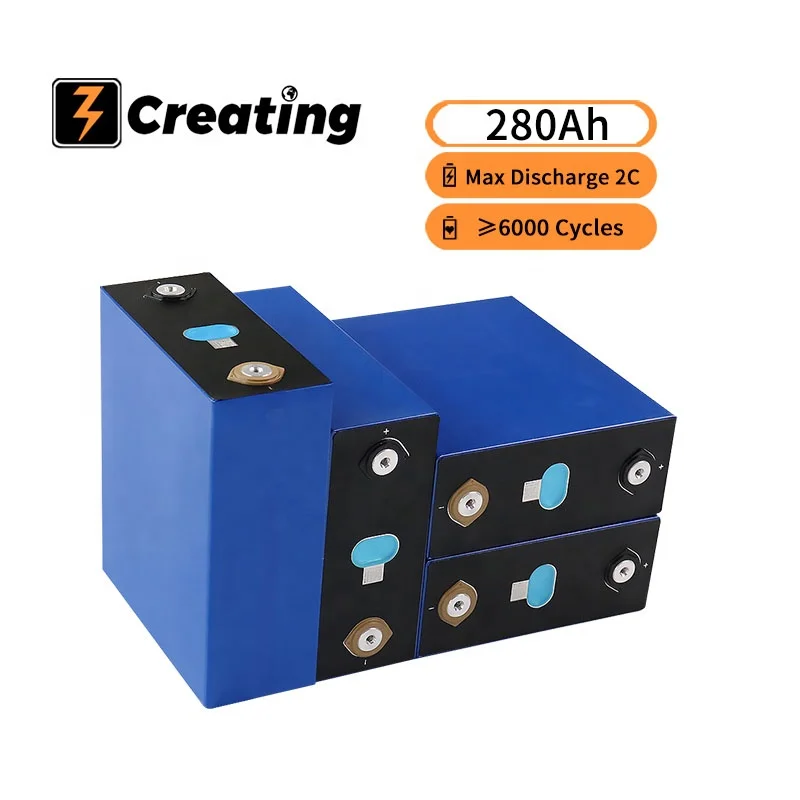 
 Long Life 6000 Cycles LFP Prismatic 3.2V 280Ah LF280K Battery Cell 12V 24V 48V Lithium ion Battery  