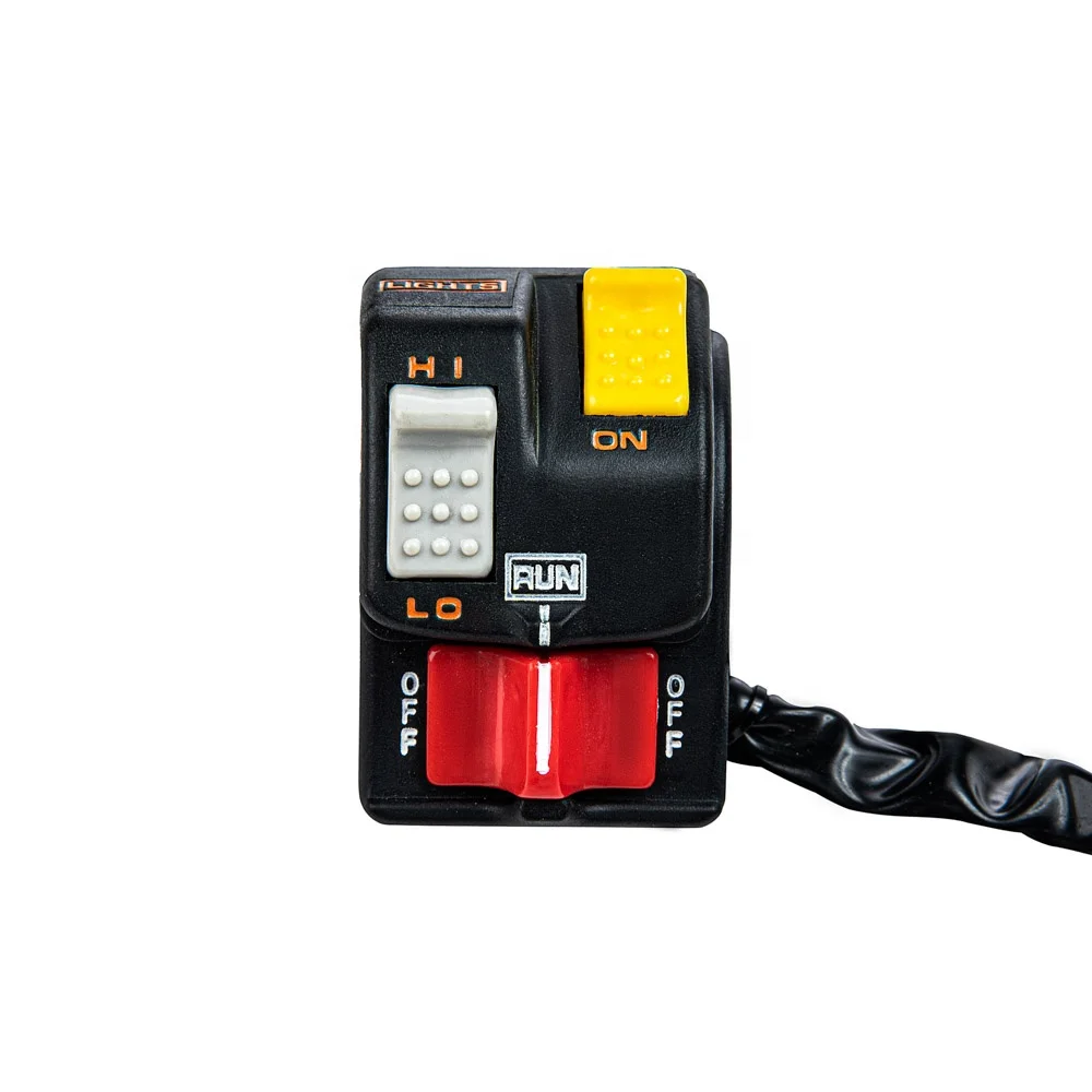 L/H Left 3 Function Handlebar Switch For Honda ATV TRX250R TRX 250R Light/Start/Stop/Kill
