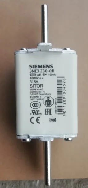 Предохранители: 3NE3222 125A 1000V NH1 / 3NE3221 100A 3NE3224 160A 3NE3225 200A 3NE3227 250A 3NE3230-0 315A