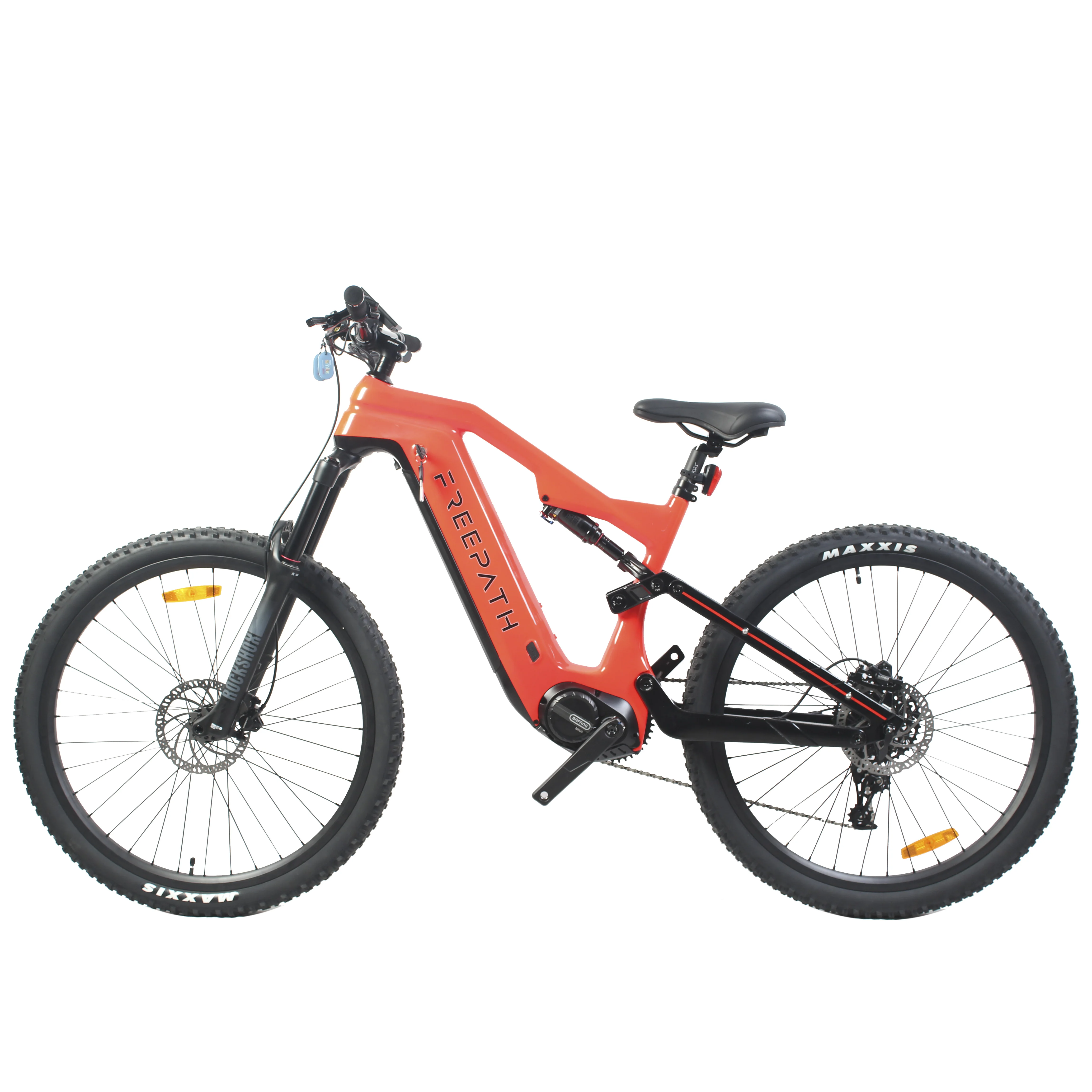 High-end 29 inch carbon fiber ebike electric MTB dual suspension bafang 48V1000W mid motor 48V20Ah hidden battery