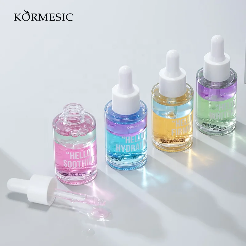 KORMESIC oem soothing whitening repairing Firming Hyaluronic Acid Facial Serum Jojoba Seed Oil Moisturizing Hydrating Face Serum