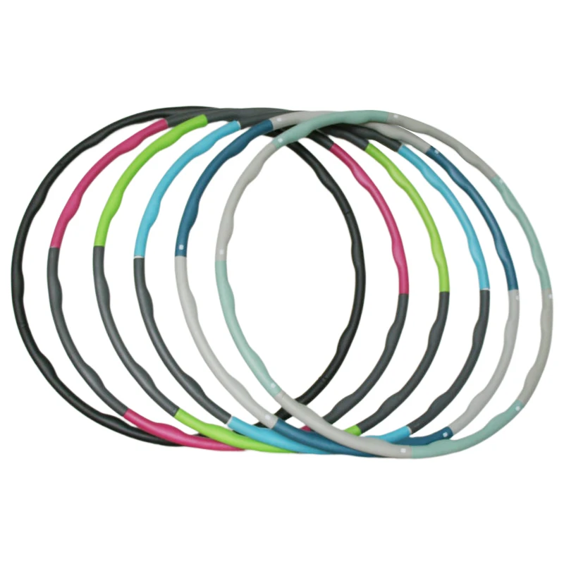 Factory wholesale Customized Environment Foam fitness hula  ring and hoop with  massage function