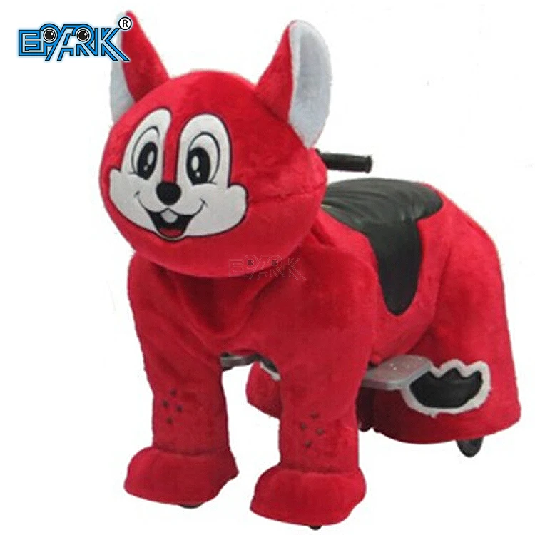Adult and Kid Size Animal Ride Kids Riding Toys Plush Animal Electric Rides for Sale Ride on Toy Dog Unisex 100kg 12V14AH 1pcs