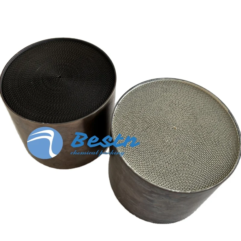 Three Way Catalytic Converter Metal Honeycomb Substrate with Pt Pd Ph for Automotive Exhaust Purification