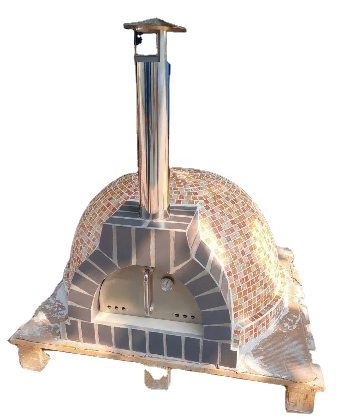 High Quality Large Commercial Cheap Coal Pizza Ovens Big Mobile Portable Outdoor Wood Fired Pizza Oven For Christmas Roasting