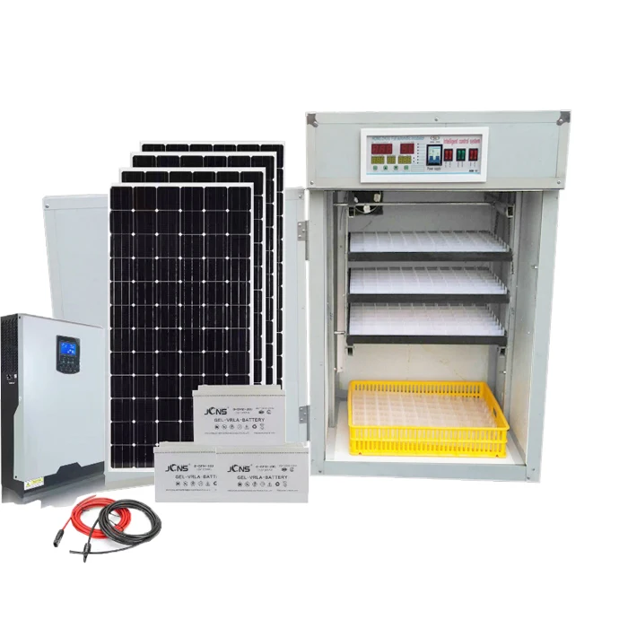 Best-Selling Full Automatic Solar System 264 Chicken Duck Quail Goose Turkey Ostriches Egg Incubator for Home Farm Use