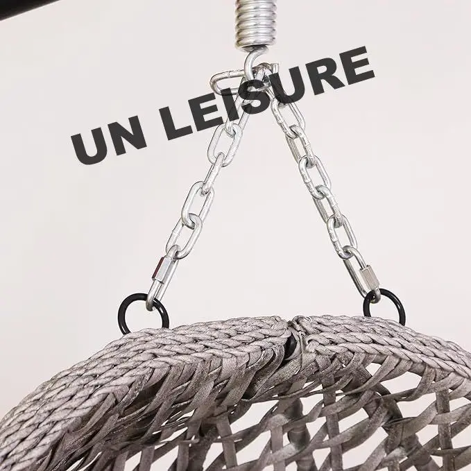 Hanging chair rattan outdoor furniture patio swings with frame hanging chair hammock egg with stand