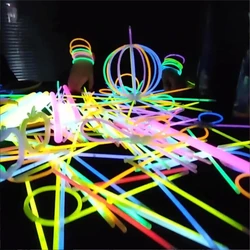 Wholesale Holiday Party  Accessories Supplies 20cm Light Grow Sticks or Wristband Promotional Gift and Craft Custom Color