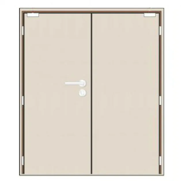 New Product Strong Quality Factory Direct Supply School Cinema Exterior Steel Fireproof Door With Push Bar