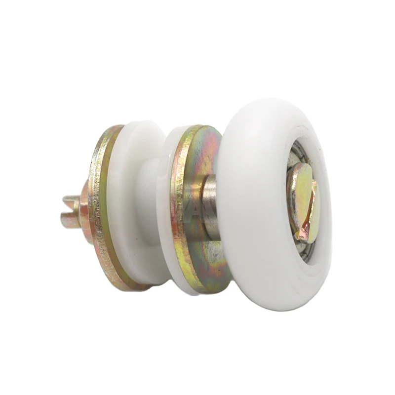 Bathroom white 626 bearing nylon wheel sliding glass window track roller