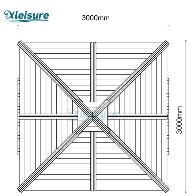 2021 Luxury factory wholesale high quality hot tub gazebo / pergola