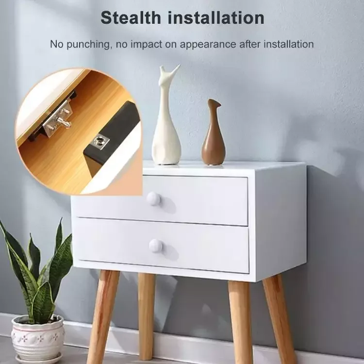 Wireless TT APP Smart Hidden Keyless Electric Cabinet Drawer Lock